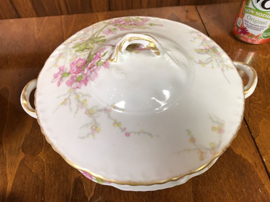 JUST ADDED - Theodore Haviland Limoges France China Serving Set Of (3) Covered Dishes- See All Photos [Photo 9]