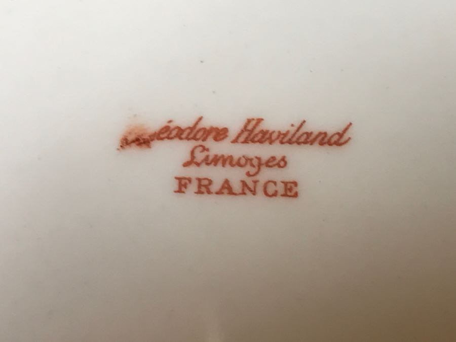 JUST ADDED - Theodore Haviland Limoges France China Serving Set Of (5) Nesting Serving Platters [Photo 4]