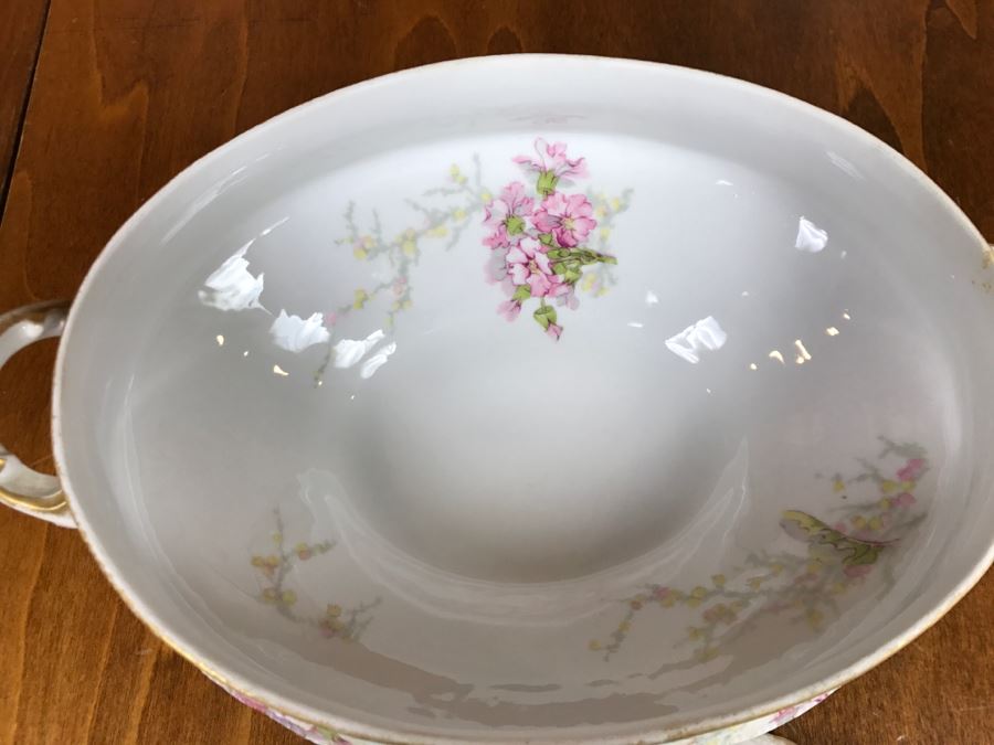 JUST ADDED - Theodore Haviland Limoges France China Soup Tureen Gold Trim [Photo 11]