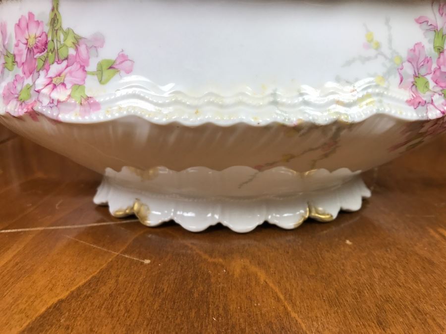 JUST ADDED - Theodore Haviland Limoges France China Soup Tureen Gold Trim [Photo 6]