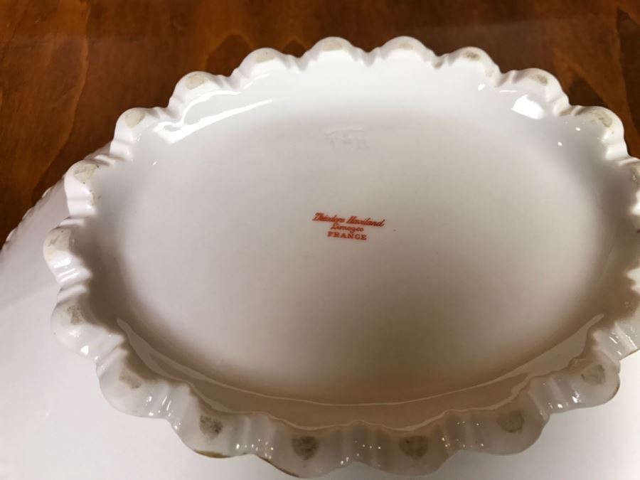 JUST ADDED - Theodore Haviland Limoges France China Soup Tureen Gold Trim [Photo 15]