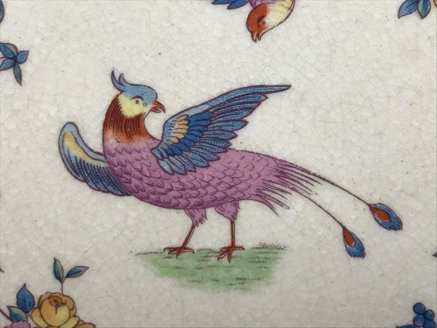 JUST ADDED - Vintage Set Of (10) Carrollton China Bird Plates [Photo 8]