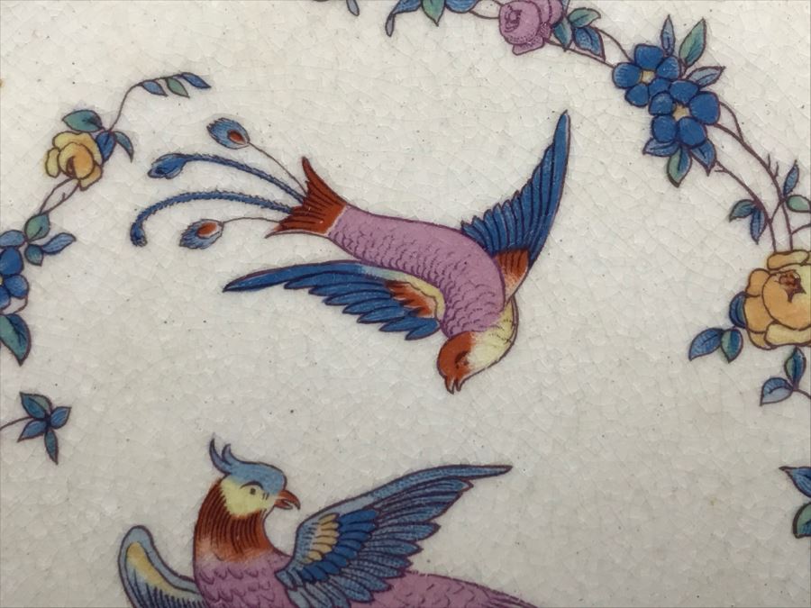 JUST ADDED - Vintage Set Of (10) Carrollton China Bird Plates [Photo 9]