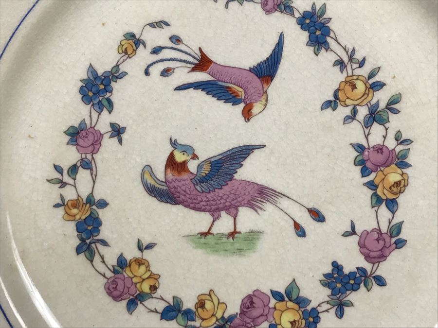 JUST ADDED - Vintage Set Of (10) Carrollton China Bird Plates [Photo 10]