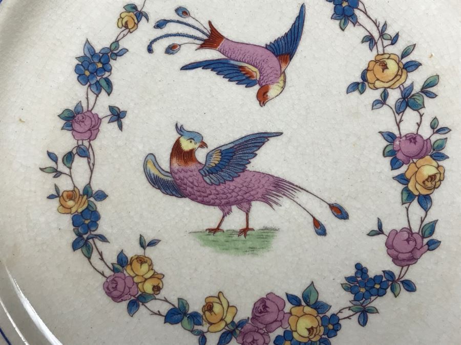 JUST ADDED - Vintage Set Of (10) Carrollton China Bird Plates [Photo 7]