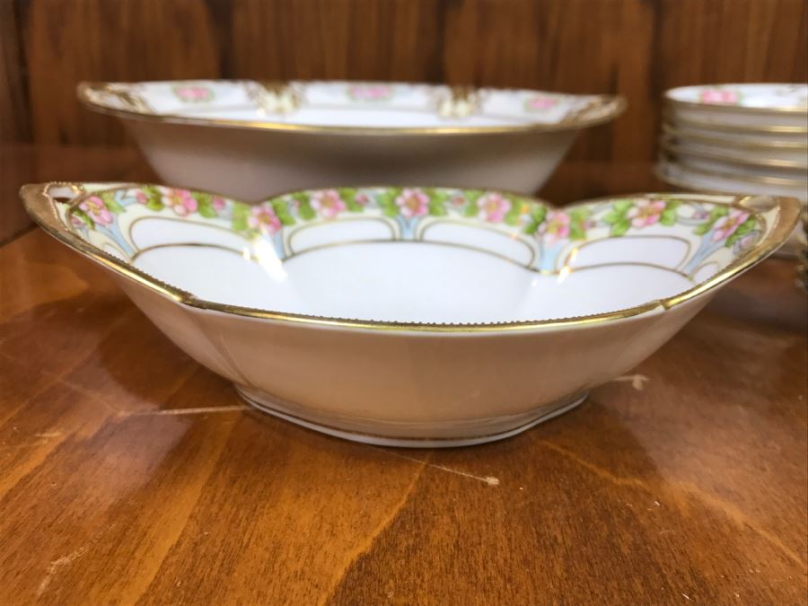 JUST ADDED Vintage Hand Painted NIPPON Japan China Bowls