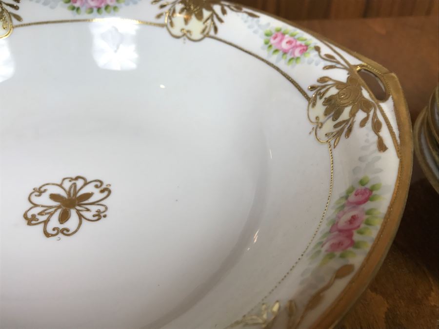 JUST ADDED - Vintage Hand Painted NIPPON Japan China Bowls [Photo 12]