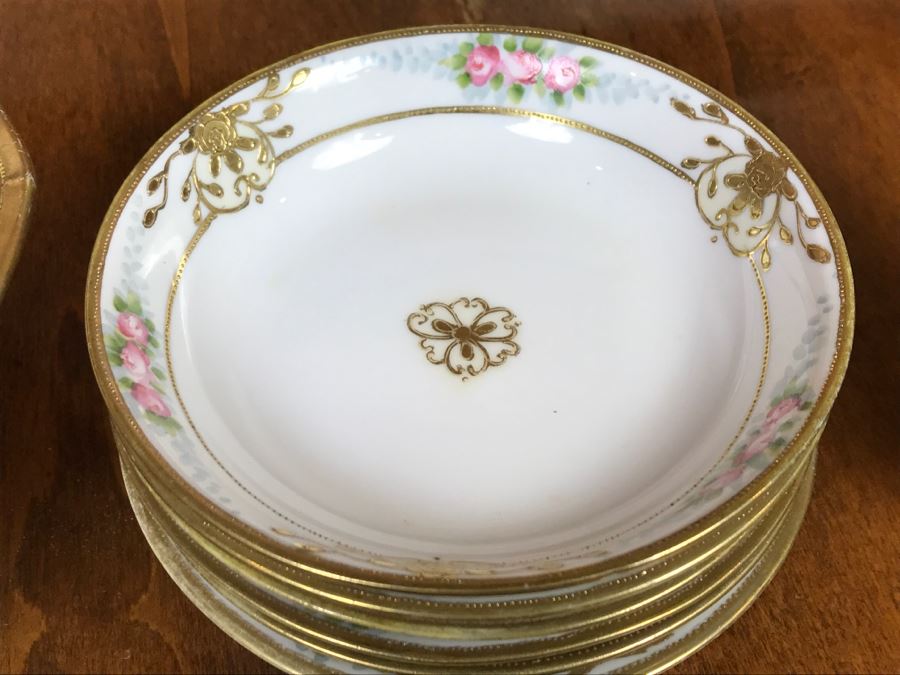 JUST ADDED Vintage Hand Painted NIPPON Japan China Bowls