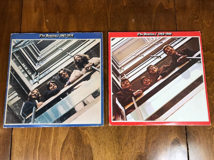 JUST ADDED - Set Of (2) Double Album Records The Beatles 1962-1966 And 1967-1970 [Photo 1]