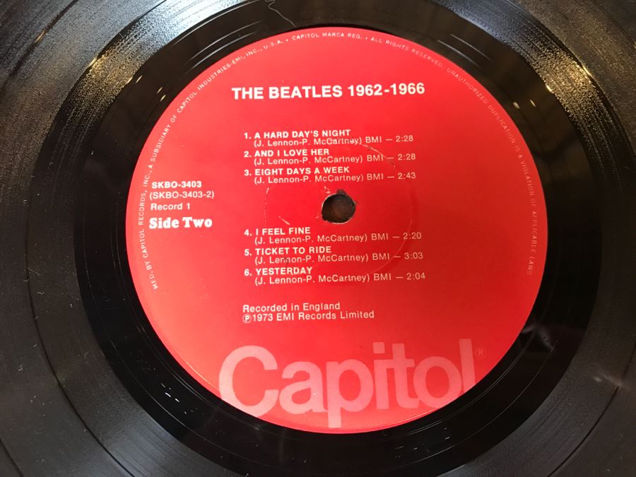 JUST ADDED - Set Of (2) Double Album Records The Beatles 1962-1966 And 1967-1970 [Photo 17]