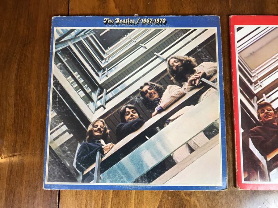 JUST ADDED - Set Of (2) Double Album Records The Beatles 1962-1966 And 1967-1970 [Photo 2]