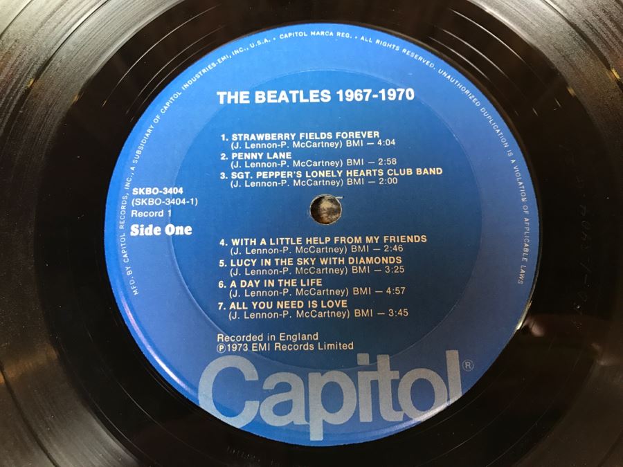 JUST ADDED - Set Of (2) Double Album Records The Beatles 1962-1966 And 1967-1970 [Photo 8]