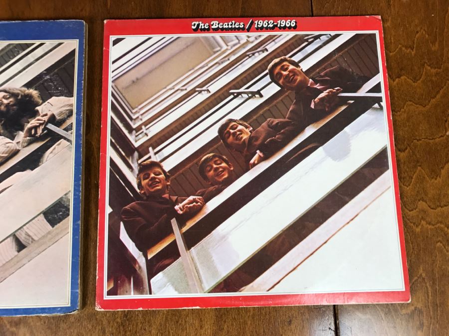 JUST ADDED - Set Of (2) Double Album Records The Beatles 1962-1966 And 1967-1970 [Photo 3]