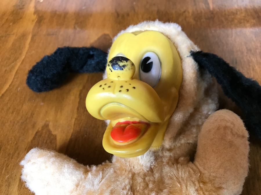 vintage pluto stuffed animal