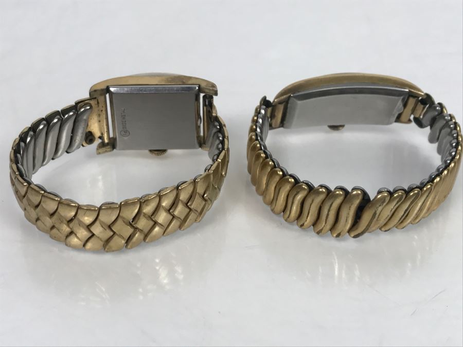 JUST ADDED - Pair Of Vintage Watches: BULOVA And LOUVIC [Photo 9]