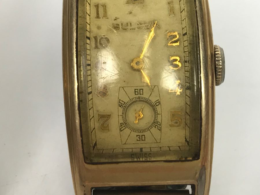 JUST ADDED - Pair Of Vintage Watches: BULOVA And LOUVIC [Photo 6]