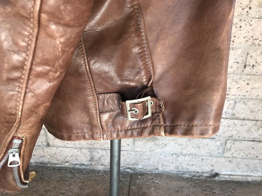 JUST ADDED - Men's Schott Motorcycle Jacket Cafe Racer Style Size 40 [Photo 12]