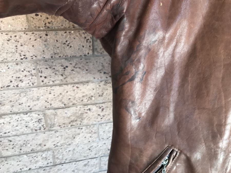 JUST ADDED - Men's Schott Motorcycle Jacket Cafe Racer Style Size 40 [Photo 9]