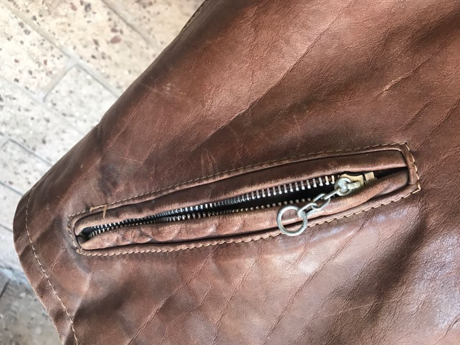 JUST ADDED - Men's Schott Motorcycle Jacket Cafe Racer Style Size 40 [Photo 8]