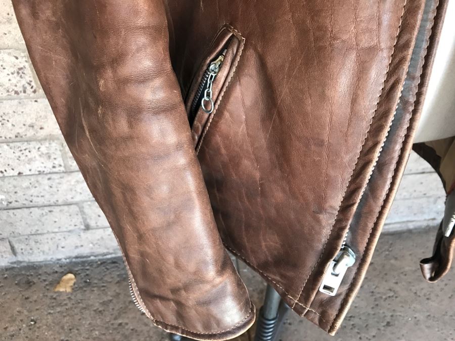 JUST ADDED - Men's Schott Motorcycle Jacket Cafe Racer Style Size 40 [Photo 6]