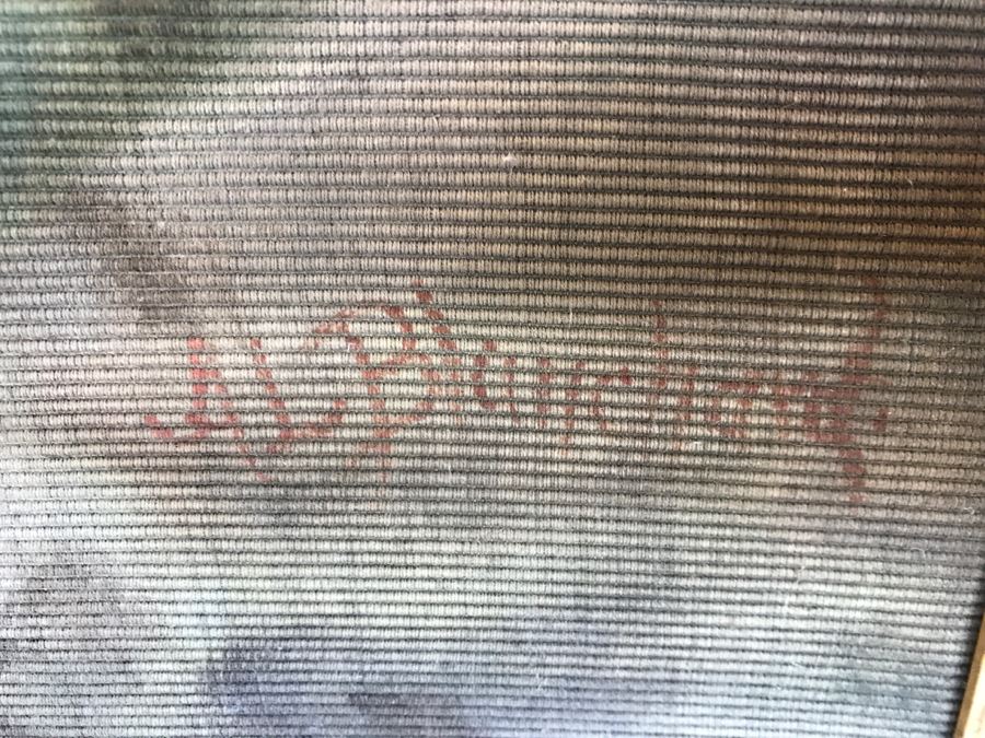 JUST ADDED - Large Antique Original Painting On Canvas Of Woman Surrounded By Cherubs Angels By Al Blanchard In Antique Gilded Wood Frame [Photo 16]