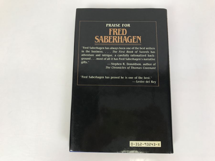 Signed First Printing 1986 Hardcover Book The First Book Of Lost Swords Woundhealer's Story By Fred Saberhagen [Photo 4]
