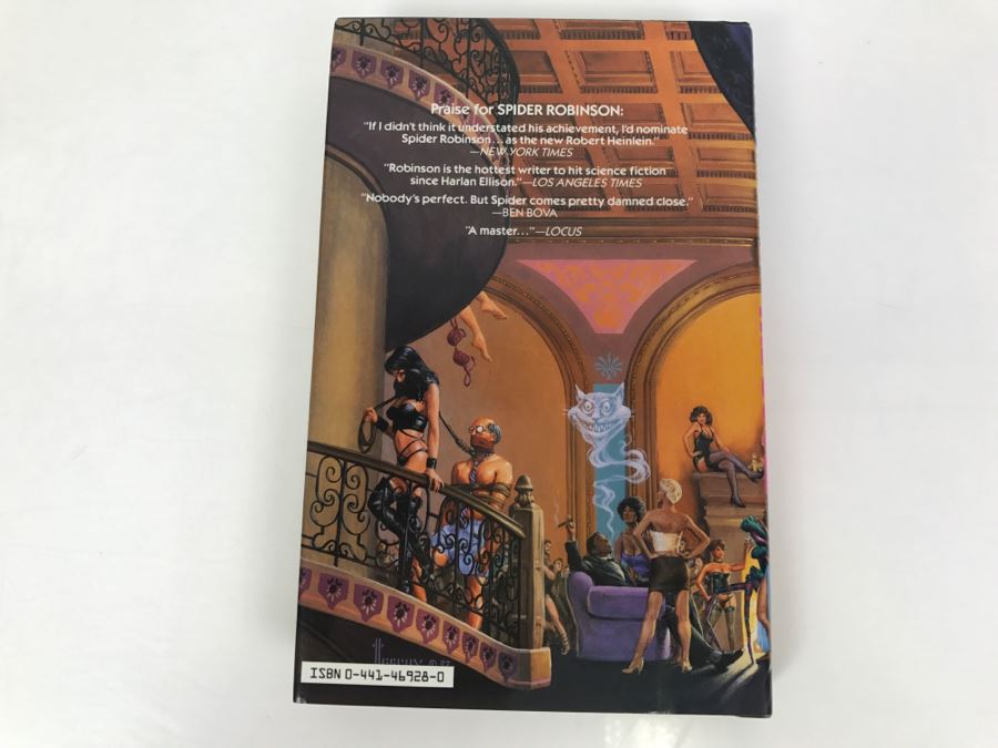 Signed First Edition 1992 Hardcover Book Lady Slings The Booze By Spider Robinson [Photo 4]