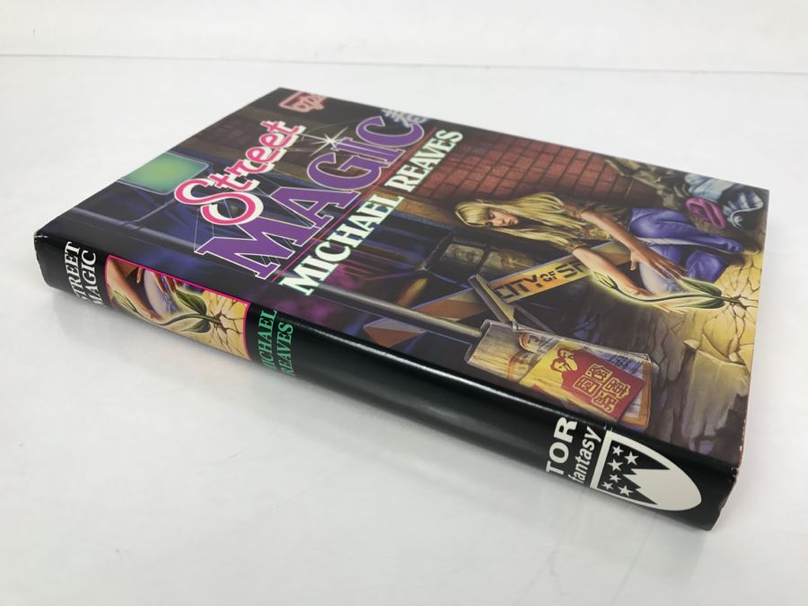 Signed First Edition 1991 Hardcover Book Street Magic By Michael Reaves [Photo 3]