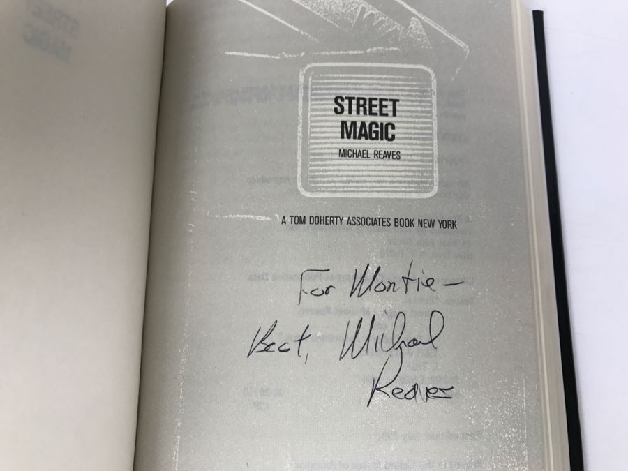 Signed First Edition 1991 Hardcover Book Street Magic By Michael Reaves [Photo 6]
