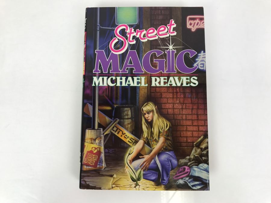 Signed First Edition 1991 Hardcover Book Street Magic By Michael Reaves [Photo 2]