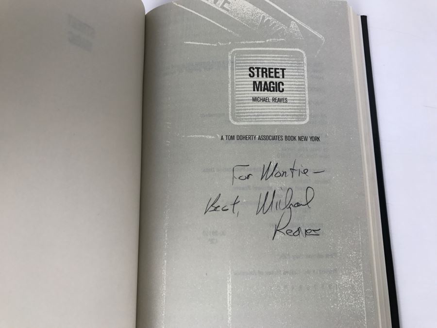 Signed First Edition 1991 Hardcover Book Street Magic By Michael Reaves [Photo 5]