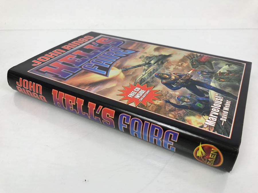 Signed First Printing 2003 Hardcover Book Hell's Faire By John Ringo [Photo 3]
