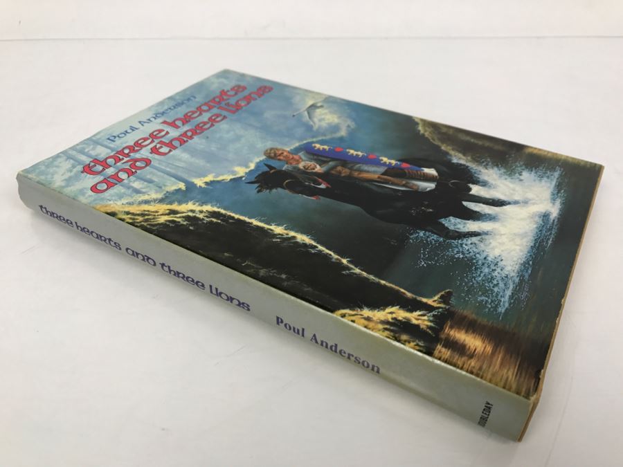 Signed Hardcover Book Three Hearts And Three Lions By Poul Anderson [Photo 3]