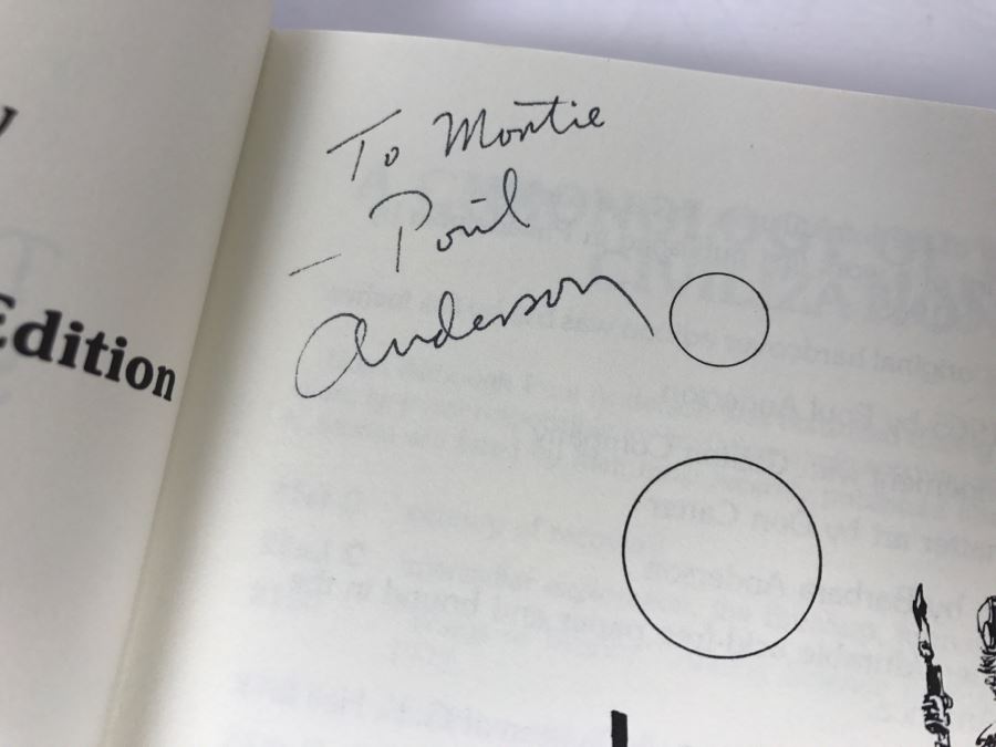 Signed Hardcover Book Agent Of The Terran Empire By Poul Anderson [Photo 6]