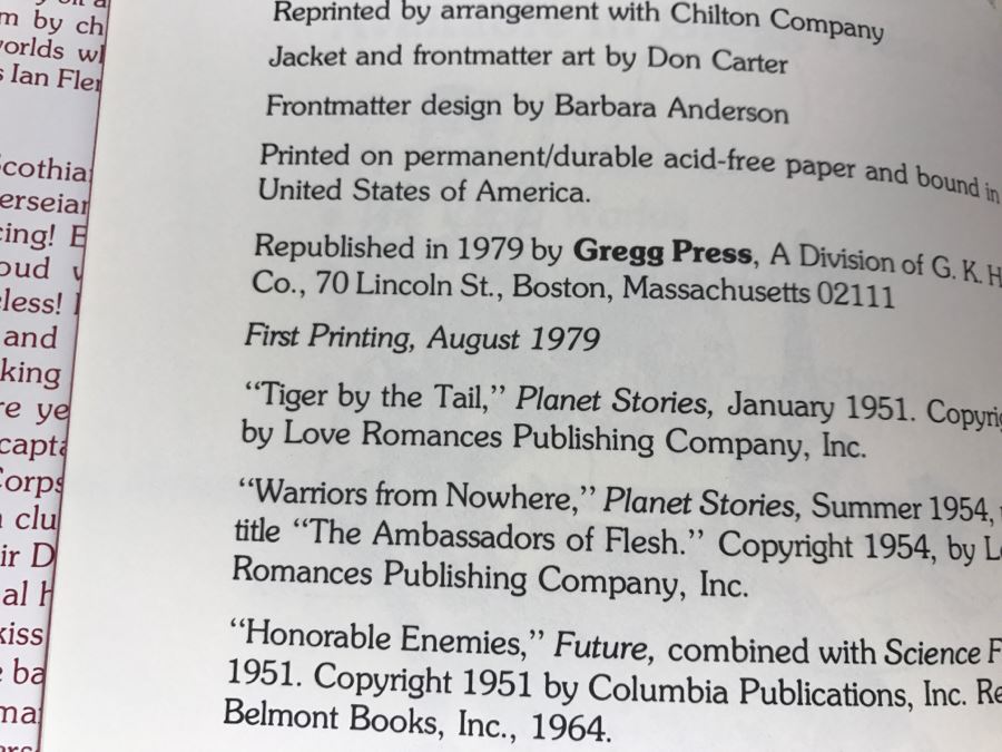 Signed Hardcover Book Agent Of The Terran Empire By Poul Anderson [Photo 8]