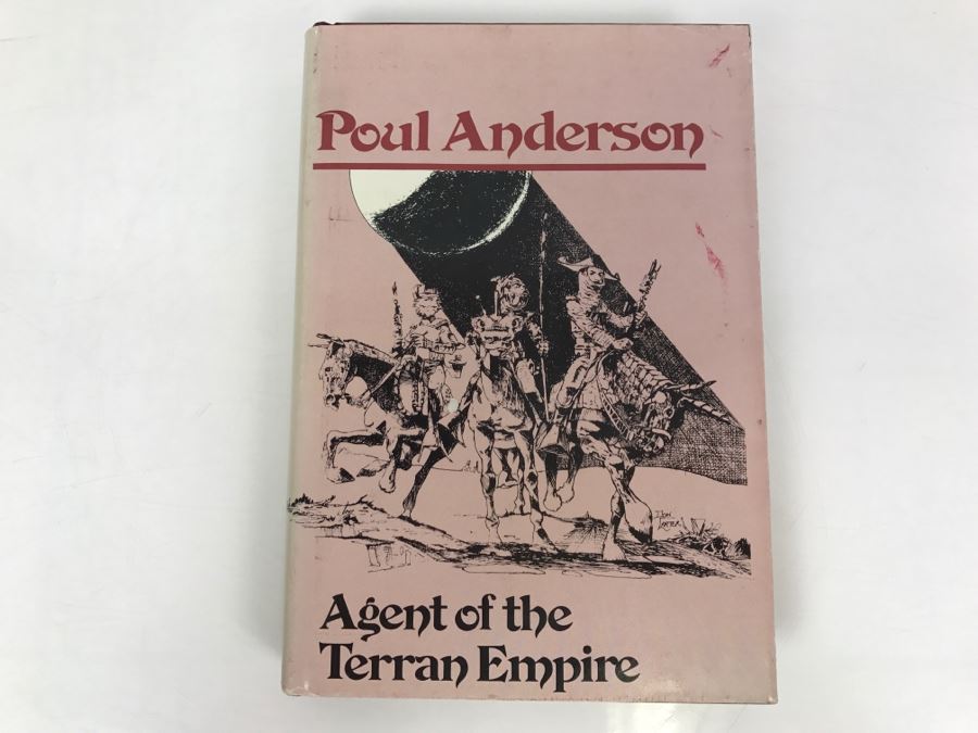 Signed Hardcover Book Agent Of The Terran Empire By Poul Anderson [Photo 2]