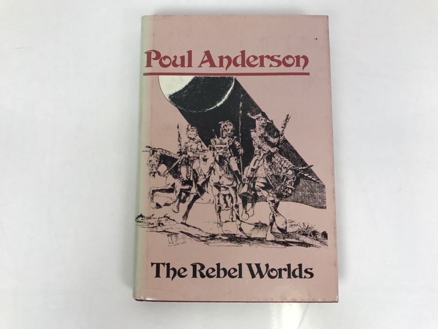 Signed Hardcover Book The Rebel Worlds By Poul Anderson [Photo 2]