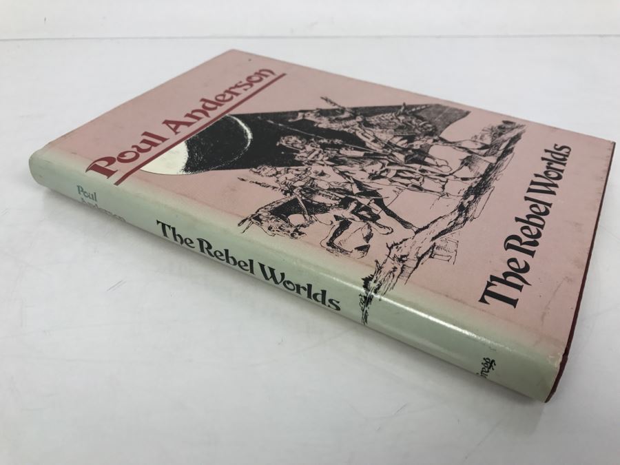 Signed Hardcover Book The Rebel Worlds By Poul Anderson [Photo 3]