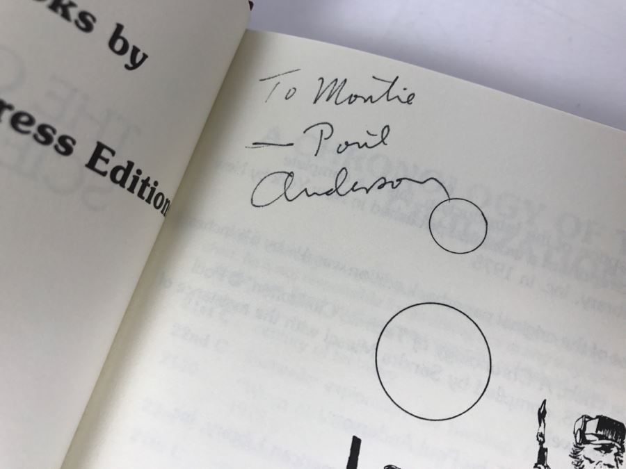 Signed Hardcover Book The Rebel Worlds By Poul Anderson [Photo 6]