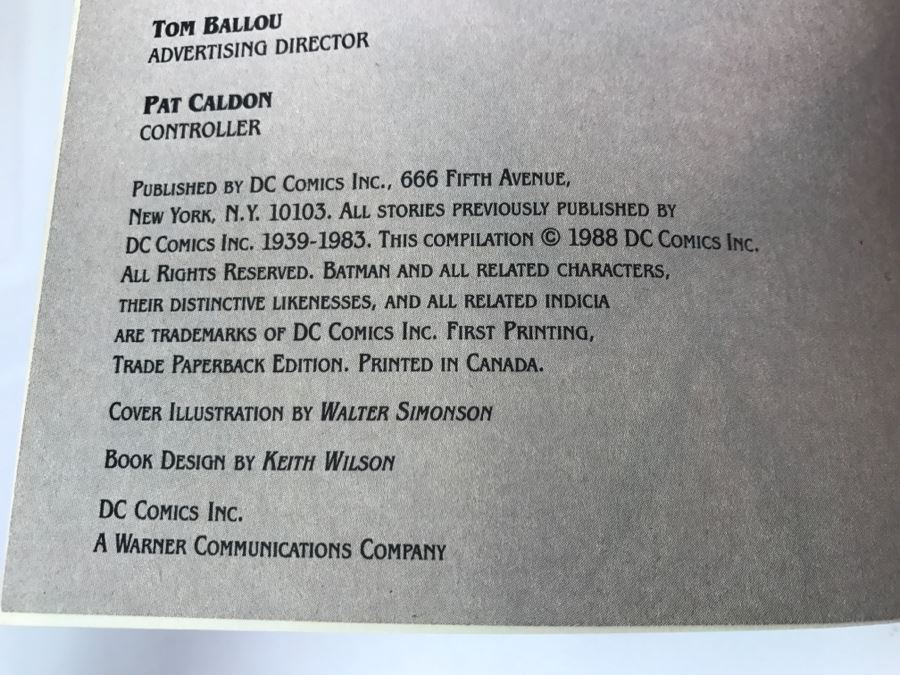 First Printing 1988 Trade Paperback Edition Box Set Of The Greatest Joker Stories Ever Told Vol. 3 And The Greatest Batman Stories Ever Told Vol. 2 DC Comics [Photo 15]