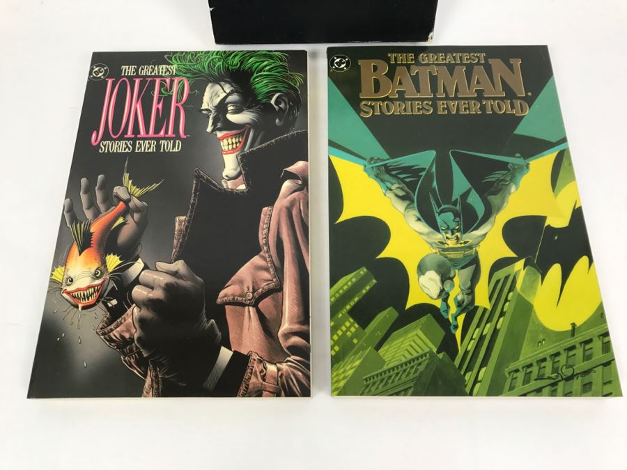 First Printing 1988 Trade Paperback Edition Box Set Of The Greatest Joker Stories Ever Told Vol. 3 And The Greatest Batman Stories Ever Told Vol. 2 DC Comics [Photo 5]