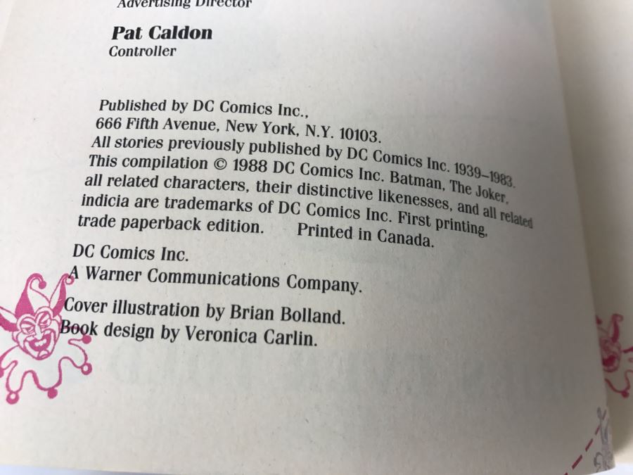First Printing 1988 Trade Paperback Edition Box Set Of The Greatest Joker Stories Ever Told Vol. 3 And The Greatest Batman Stories Ever Told Vol. 2 DC Comics [Photo 9]