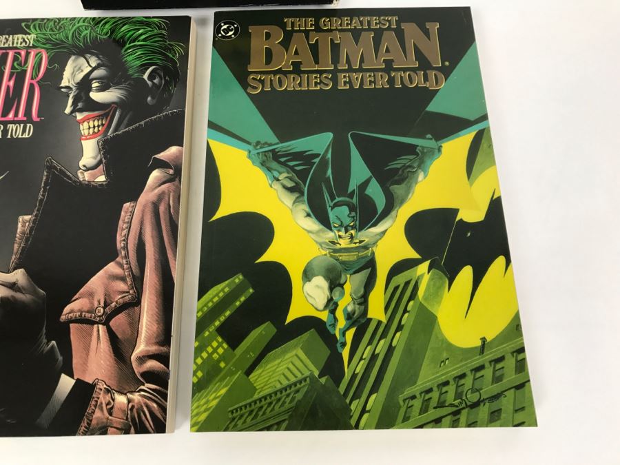 First Printing 1988 Trade Paperback Edition Box Set Of The Greatest Joker Stories Ever Told Vol. 3 And The Greatest Batman Stories Ever Told Vol. 2 DC Comics [Photo 7]