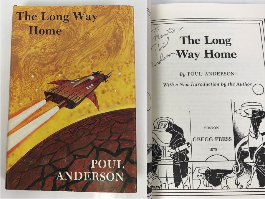 Signed First Printing 1978 The Long Way Home By Poul Anderson [Photo 1]