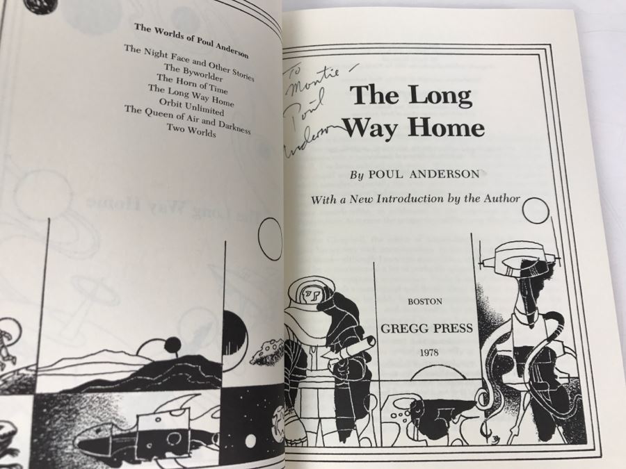 Signed First Printing 1978 The Long Way Home By Poul Anderson [Photo 5]