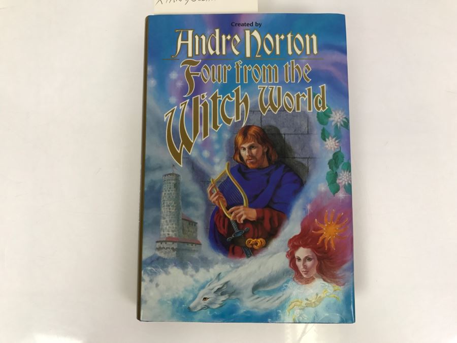 Signed First Edition 1989 Hardcover Book Four From The Witch World Created By Andre Norton - Signed By Andre Norton, C.J. Cherryh And Judith Tarr [Photo 3]
