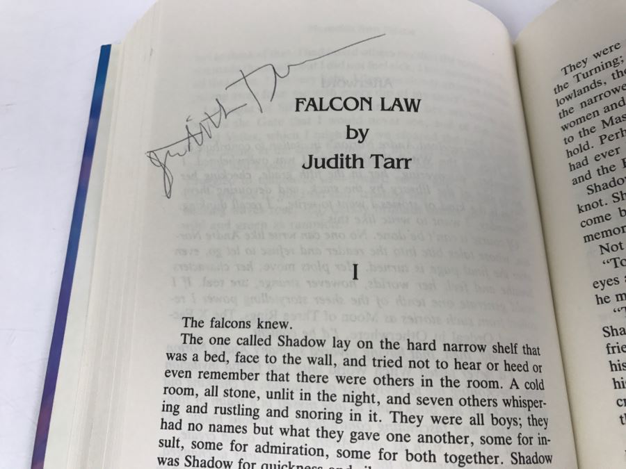 Signed First Edition 1989 Hardcover Book Four From The Witch World Created By Andre Norton - Signed By Andre Norton, C.J. Cherryh And Judith Tarr [Photo 12]