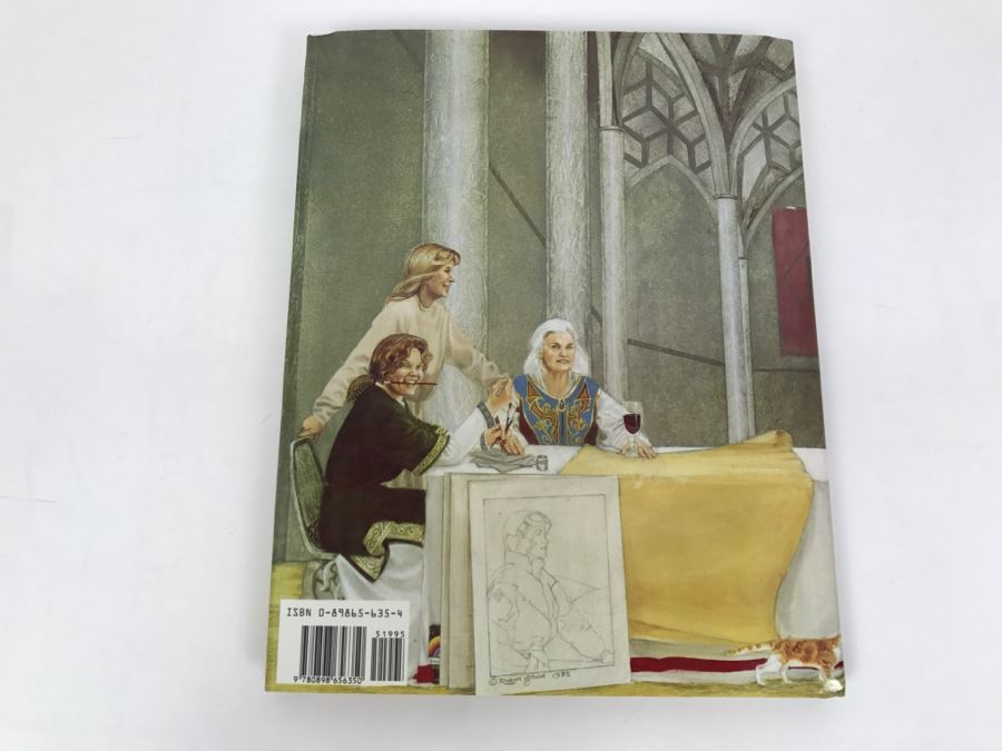 Signed First Edition 1988 Hardcover Book The People Of Pern By Robin Wood And Anne McCaffrey - Signed By Anne McCaffrey [Photo 4]