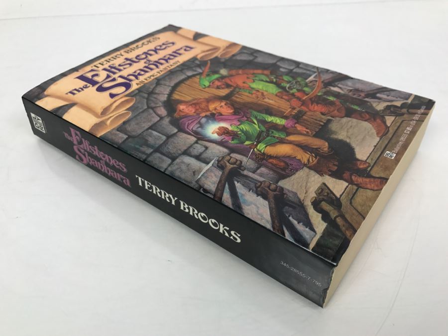 Signed First Edition 1982 Paperback Book The Elfstones Of Shannara By Terrry Brooks [Photo 3]