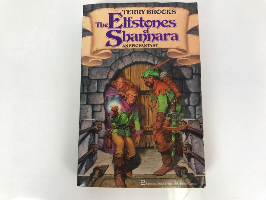 Signed First Edition 1982 Paperback Book The Elfstones Of Shannara By Terrry Brooks [Photo 2]